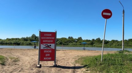 Городской пляж закрыли в Петропавловске из-за паводка