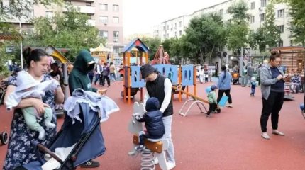 Астана күніне орай Байқоңыр ауданында 20 аула аумағы мен үш қоғамдық кеңістік ашылды