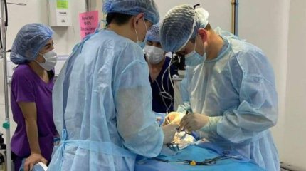 Түркістан облысында алғаш рет жаңа туған нәрестенің жүрегіне операция жасалды