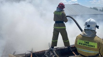 Қызылорда облысында дүкен өртеніп кетті