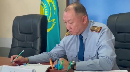 Жамбыл облысы полиция департаментінің бастығы қызметтік тергеуге алынды
