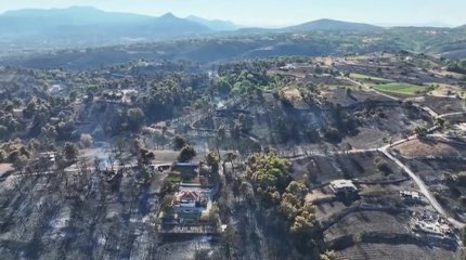 Огонь в Греции подобрался вплотную к столице