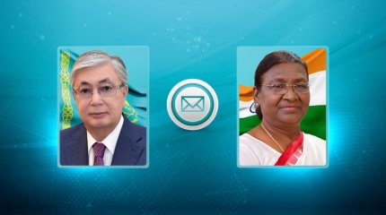Токаев направил поздравительную телеграмму Президенту Индии