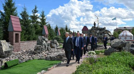 Токаев посетил село Родина