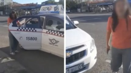 Астанада такси жүргізушісі мен жолаушы арасындағы жанжал видеоға түсіп қалды