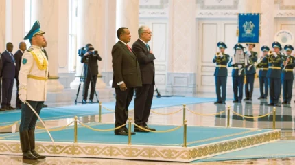 Ақордада Конго Республикасының президенті Дени Сассу-Нгессоны қарсы алу шарасы өтті