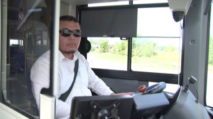 "Қоғамдық көлікті тізгіндеуге біліктілік пен сабырлық қажет", - көлік жүргізуші