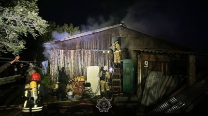 Cразу два ночных пожара произошло в Кокшетау