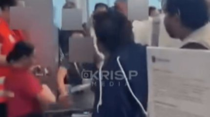 Алматы әуежайында рейске кешіккен жолаушы жанжал шығарды