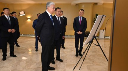 Мемлекет басшысы V Дүниежүзілік көшпенділер ойындарының дайындық барысымен танысты