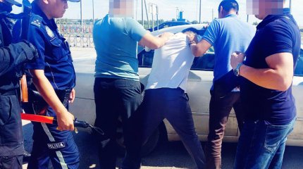 СҚО полицейлері қарақшылыққа қатысы бар күдіктілерді ұстады