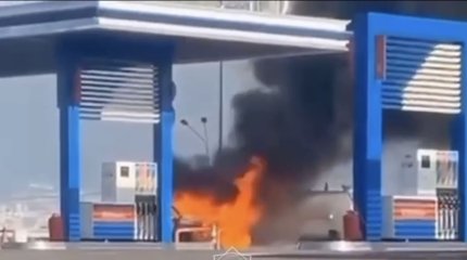 Сильный пожар на АЗС в Алматы: чудом удалось избежать взрыва