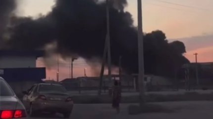 Газопровод разорвало из-за пожара в Актау