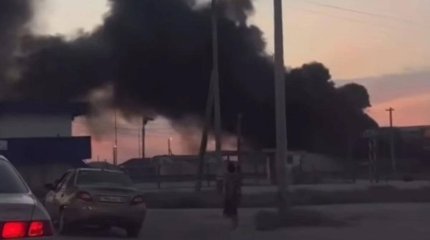 Ақтау маңында доңғалақтардың жануы салдарынан газ құбыры жарылды