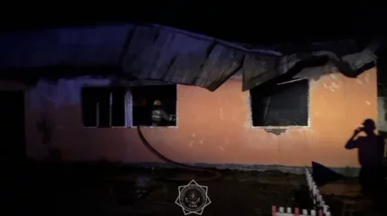 Жетісу облысында өрт болған жерден алты газ баллоны шығарылды