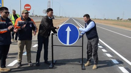 В ЗКО сдали участок дороги Казталовка-Жанибек-граница РФ