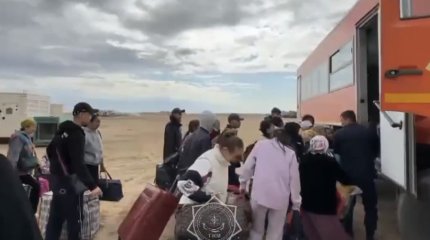 50 человек эвакуировали с трассы в Улытау