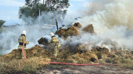 Сразу шесть пожаров произошло в Казахстане минувшей ночью