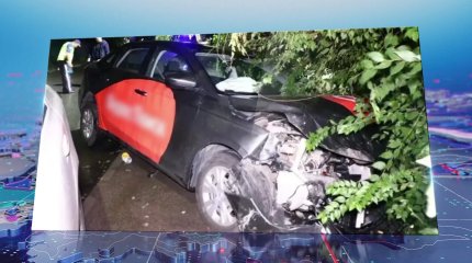 Алматыда таксидің қатысуымен жол-көлік оқиғасы болып, үш адам зардап шекті