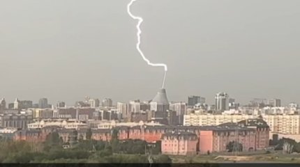 Дождь с грозой и шквалистый ветер не отступят в Астане на выходных