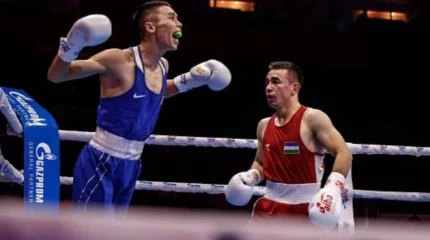 Париж-2024: Сәкен өзбекстандық олимпиада чемпионынан жеңіліп, жартылай финалға шыға алмады