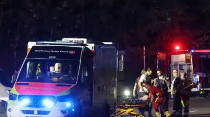 Женщина устроила резню в пассажирском автобусе в Германии