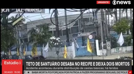 В Бразилии обрушилась крыша церкви: два человека погибли и десятки пострадали