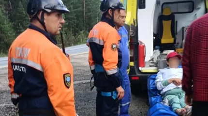 Бурабайда таудан түсе алмаған зейнеткер құтқарылды