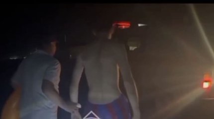 Спасательную операцию развернули на Алаколе ночью