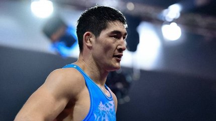Олимпиада-2024: борец Нурсултан Турсынов прошел в 1/4 финала