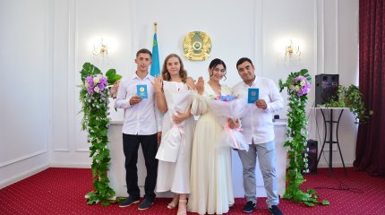 Шымкентте 60 жұп отбасын құру үшін ерекше датаны таңдады