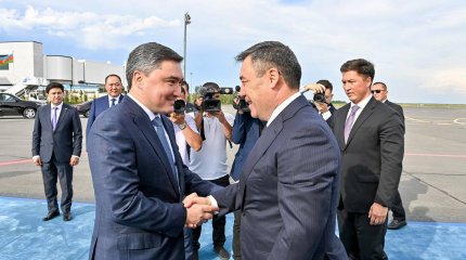 Қырғызстан Президенті Садыр Жапаров Астанаға келді