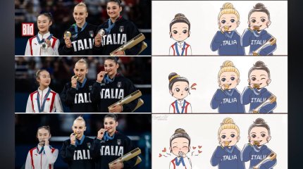 Олимпиада: не знавшая о традиции кусать медаль гимнастка стала звездой соцсетей