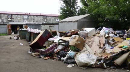 «Смеющийся унитаз», старая мебель и бытовая техника: петропавловцы утопают в мусоре и долгах