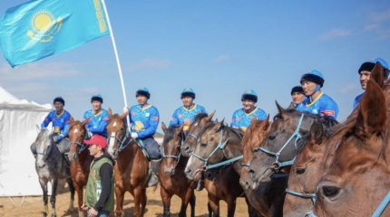 Сборная Казахстана победила в финале кокпара на Всемирных играх кочевников
