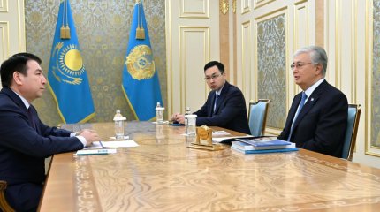 Касым-Жомарт Токаев принял министра просвещения Гани Бейсембаева