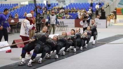 Девушки из полиции Астаны завоевали серебро на Играх кочевников