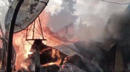 СҚО-да жеке тұрғын үй толығымен өртеніп кетті