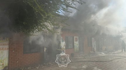 Магазин горел в Аягозе