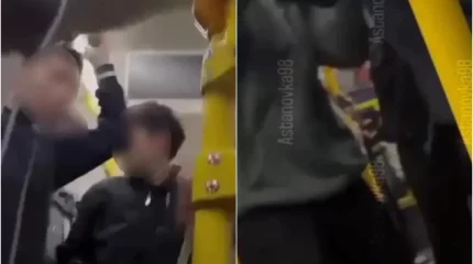 Астанадағы автобустардың бірінде әлдекімдер жасөспірімді соққыға жыққан