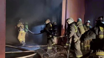 7 автобусов полностью сгорели во время пожара в Костанайском автобусном парке