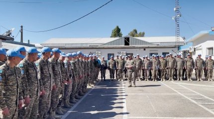ҚР Қорғаныс министрінің орынбасары Сириядағы Фауар базасына барды