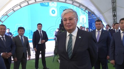 Мемлекет басшысы өңірдегі инвестициялық жобалар шоғырланған «SPK TURKISTAN» өндірістік паркін аралап көрді
