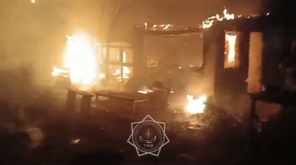 Пожар на даче едва не перекинулся на соседнюю новостройку в Астане
