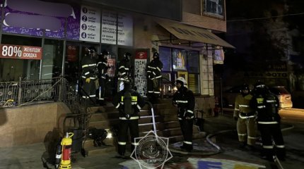 Пожар произошел в торговом доме Актобе