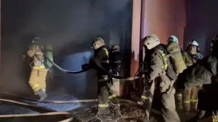 Автопарк Костаная сгорел из-за неисправных розеток