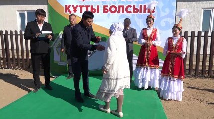 БҚО-да тұрмысы төмен отбасыларға 758 үй салынып жатыр