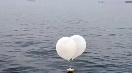 Северная Корея снова запустила воздушные шары с мусором в сторону Южной Кореи