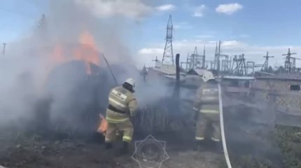 Более 67 тонн сена уничтожил огонь в ВКО