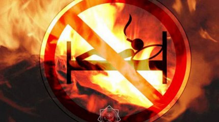 Житель Хромтау обжег спину из-за непотушенной сигареты